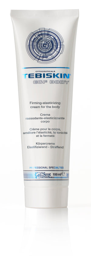 Tebiskin EGF Body Cream – advanced regenerative body care available at Dr Preema London Clinic in Mayfair