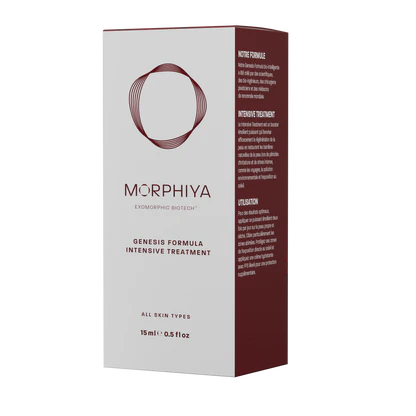 Morphiya Intensive exosome-based skin care available at Dr Preema London Clinic in Mayfair