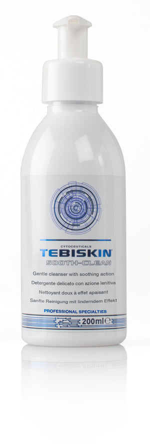 Tebiskin Sooth-Clean Cleanser – gentle hydrating face wash for sensitive skin, available at Dr Preema London Clinic in Mayfair
