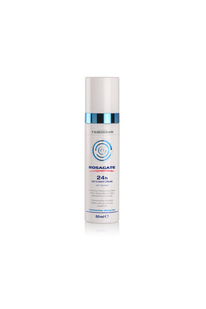 Tebiskin Rosagate Day and Night Cream – soothing daily moisturiser for redness-prone and sensitive skin, available at Dr Preema London Clinic in Mayfair