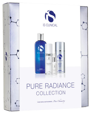 iS Clinical Pure Radiance Collection – 4-piece brightening skincare set to target pigmentation, even skin tone and boost luminosity.