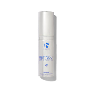 iS Clinical Retinol+ Emulsion 0.3 – advanced encapsulated retinol formula for smoother, brighter, more youthful-looking skin with minimal irritation.