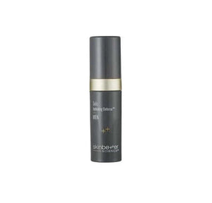 Skin Better Science men's skincare product bottle in dark grey with gold band, matte finish, compact design.