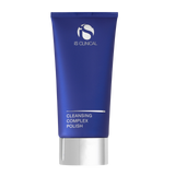 iS Clinical Cleansing Complex Polish tube with sleek blue packaging, ideal for exfoliating, deep cleansing and refining all skin types