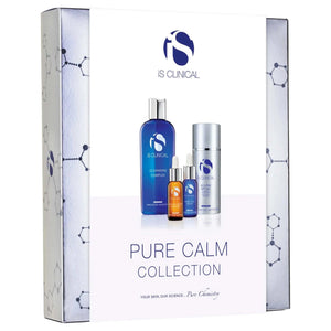 iS Clinical Pure Calm Collection – 4-piece calming skincare set to soothe, hydrate and protect irritated, inflamed or sensitive skin.