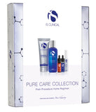 iS Clinical Pure Care Collection – 4-step post-procedure skincare set to calm, hydrate and protect sensitive or healing skin.