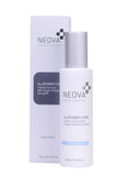 NEOVA Cu3 Recovery Lotion 100ml with Copper Peptide Complex, shown in a white bottle with silver cap alongside its original packaging, formulated for sensitive and post-treatment skin.