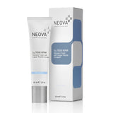 NEOVA Cu3 Tissue Repair copper peptide recovery cream in a white tube and box, with blue and silver accents.