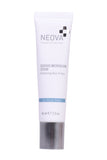 NEOVA Serious Microderm Scrub in a white skincare tube with a metallic silver cap and blue label band, 60 ml.