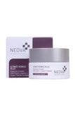 NEOVA Ultimate Redness Relief face cream in a white jar with silver lid and matching white and purple box packaging.