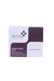 NEOVA Ultimate Redness Relief facial cream in a pale lavender and plum box with white branding and curved color blocks