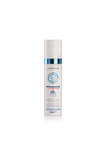 Tebiskin Rosagate SPF50+ high-protection facial sunscreen in white and blue bottle with 50ml volume for sensitive skin