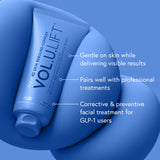 VOL.U.LIFT GLP-1 skin rebound complex gentle skincare designed to support skin quality and facial volume during GLP-1 weight loss treatments